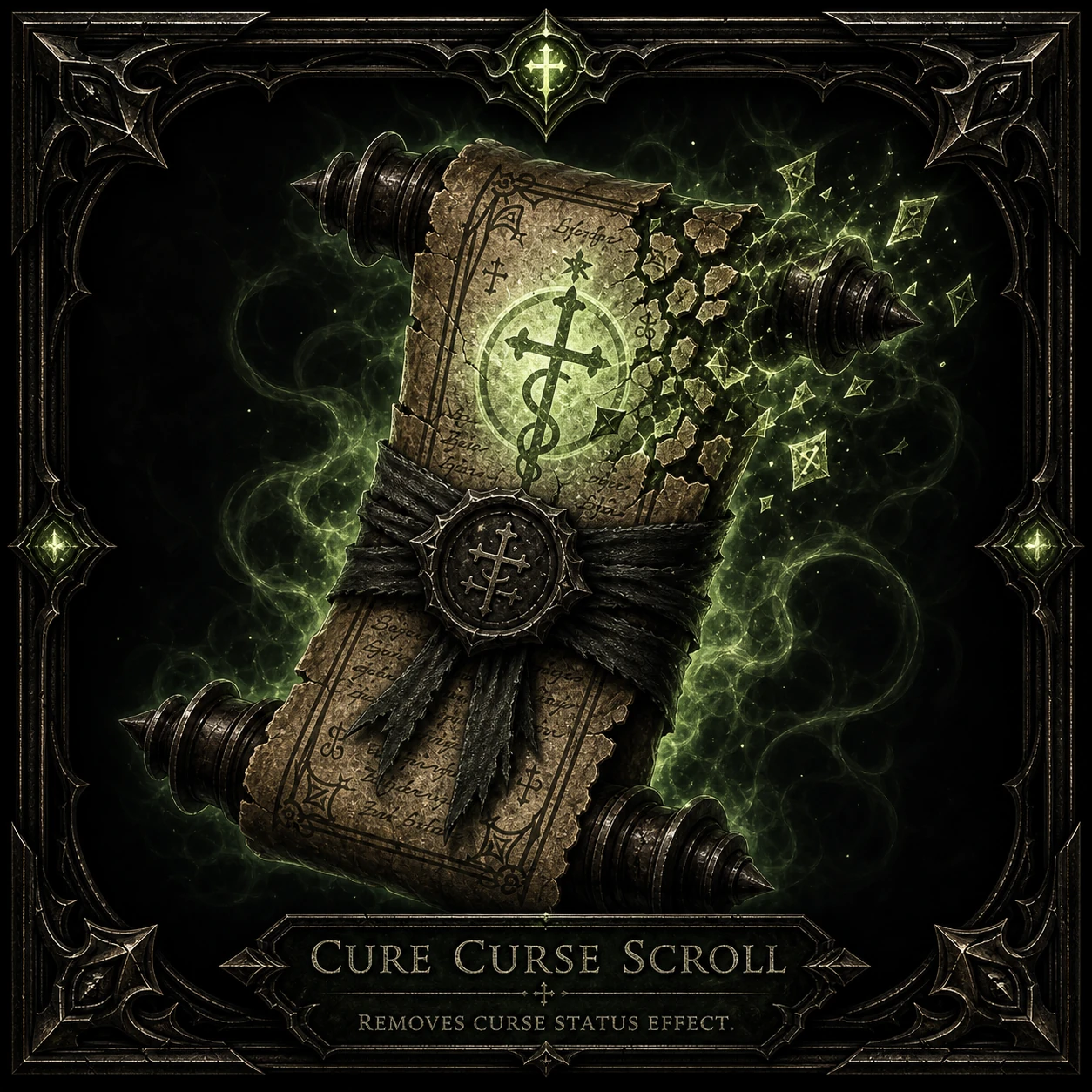 Cure Curse Scroll